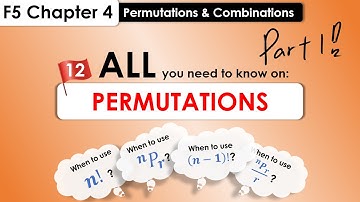 Lesson 12: PERMUTATIONS (PART 1) | SPM Add Maths | Form 5 Chapter 4 Permutations & Combinations