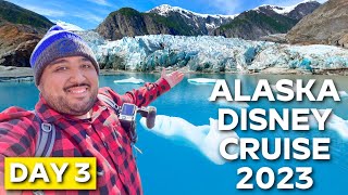 GLACIER DAY ON DISNEY CRUISE LINE! Alaska Disney Cruise Vlog 3! Disney Cruise Vlog 2023!