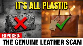 Why 90% of "Genuine Leather" Handbags Are Actually Plastic (The Bonded Leather Scam)