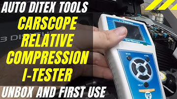 AutoDitex CarScope i-Tester Relative Compression Tester - First Use