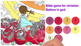 Bible Coloring - Paint by number game screenshot 5