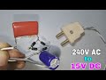 Convert 240V AC To 15V DC without using transformer !!!