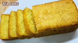 Eggless Tea Cake without Oven - No Oven-No Egg Plain Cake Recipe | Soft Buttery Tea Cake Recipe