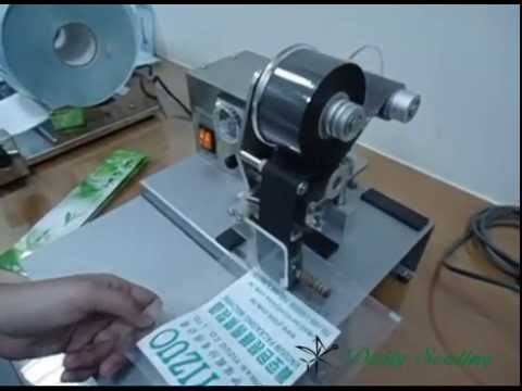 Machine à Dater Manuelle D-4 - Étiqueteuse Date Pour Emballages, Sacs Plastiques, Impression Claire Et Rapide