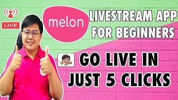 MELON APP LIVESTREAM TUTORIAL FOR BEGINNERS - GO LIVE IN 5 CLICKS - STREAMYARD ALTERNATIVE & CHEAPER
