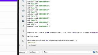 Using ListView in Android App 4 (PhoneBook App 1: Attaching Phone Numbers with Names) screenshot 2