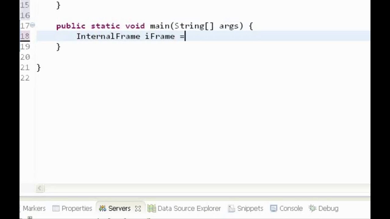 Java Swing Gui Tutorial #8: Jinternalframe