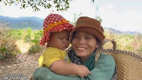 Cô Gái Xinh Đẹp tuổi 17 sống ẩn trong rừng ĂN LÁ CÂY để nuôi con, Chồng Ruồng Bỏ | 418