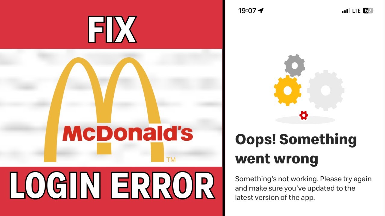 Mcdonalds App Login Not Working: How to Fix McDonald's App Won't Let Me Log In
