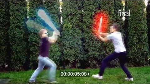 Lightsaber effect testing After Effects CS6