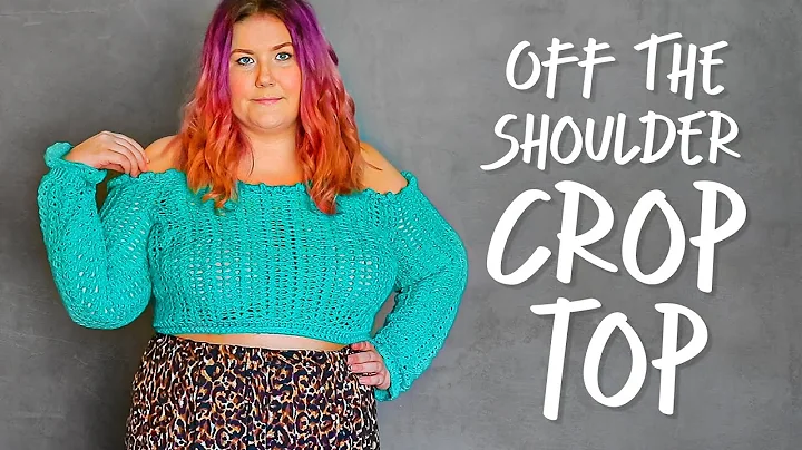 Trendy Summer Crop Top: Crochet Off the Shoulders