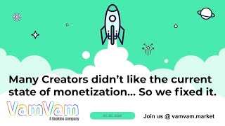 Creators, self monetize your videos without Youtube