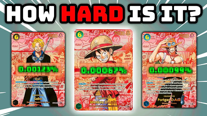 How DIFFICULT Is It To Pull The Red Manga Cards in OP-13? (One Piece TCG)