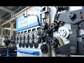 Cnc spring coiling machine fastest wire bending in the world  amazing  you machines