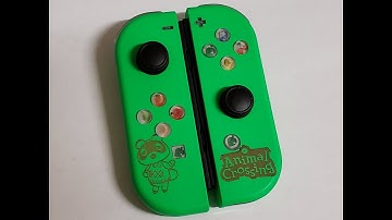 Custom Animal Crossing Themed Joycons