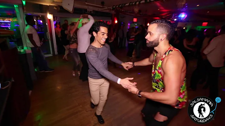 Franklin Liranzo & Eli Torres Social Dancing at Sa...