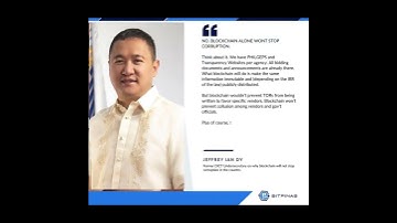 Former DICT USEC: Blockchain Won’t Stop Corruption