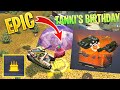 Tanki Online - Tanki's Birthday Epic Gold Box Montage #58 | Huge Container Opening!!