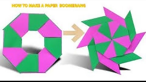 Xếp giấy Origami-Hướng dẫn gấp phi tiêu ninja 8 cánh