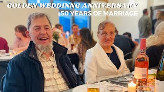 Golden Wedding Anniversary, 50 years of marriage Mom And Dad Congratulations!!