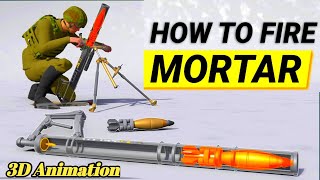 How Does Mortar Works? | 3D Animation (Urdu/Hindi)