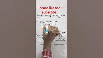 #addition of binary number #short video #part3💯💯💯💯💯💫👆👆👆👆👆👆👆✍✍✍✍✍✍