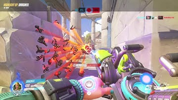 Zarya and Wreaking Ball Combo Highlight