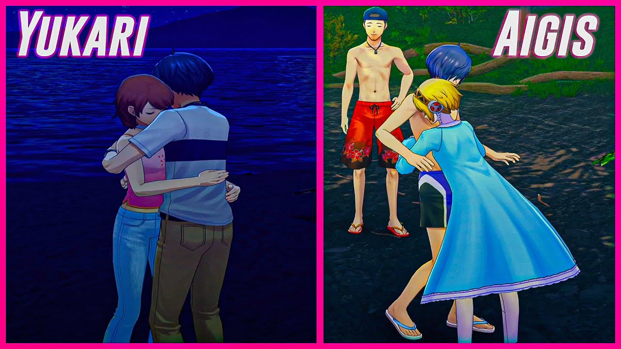 Persona 3 Yukari Beach 