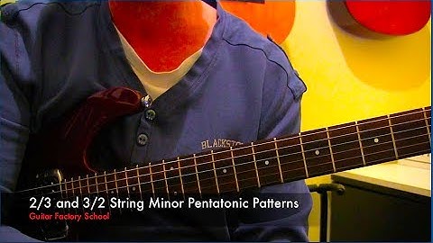 2 3 , 3 2 String Patterns Minor Pentatonic
