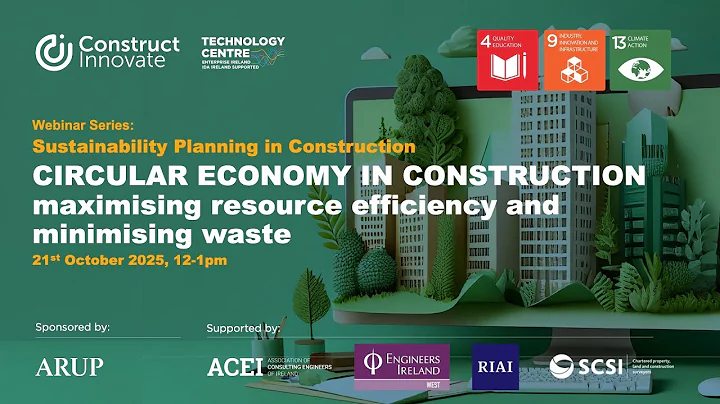 CIRCULAR ECONOMY IN CONSTRUCTION – MAXIMIZING RESOURCE EFFICIENCY AND MINIMIZING WASTE