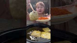 Spicy street Chinese food eating challenge - Eating food challenge #mukbang #foodie #shorts #fyp