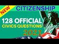 The NEW U.S. citizenship test: 128 USCIS OFFICIAL civics questions and answers in random order 2021