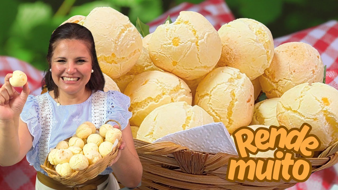 FAZ 70 PÃES DE QUEIJO COM 1 PACOTE! - TESTANDO RECEITAS | Pão de Queijo Rápido e Prático