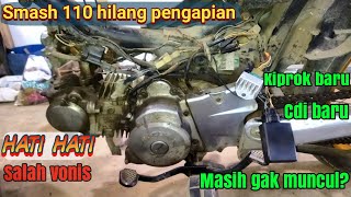 Suzuki Smash hilang pengapian bikin pusing