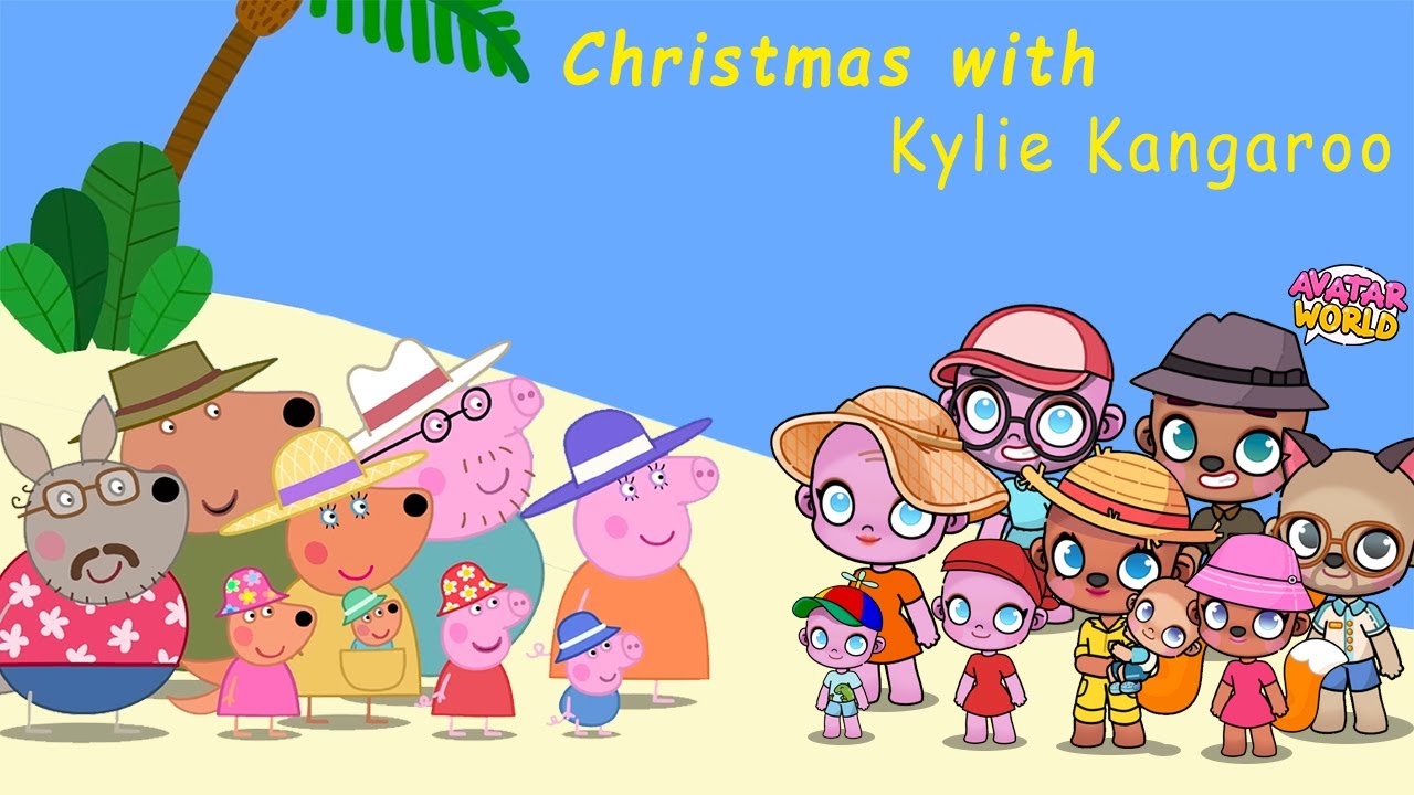 Peppa Pig in Avatar World | Christmas with Kylie Kangaroo