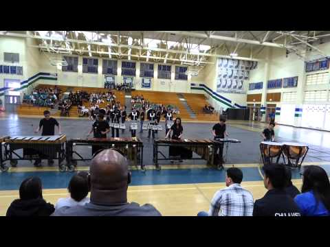 Chula Vista High School Winter Drumline @ District Color Guard & Drumline Show