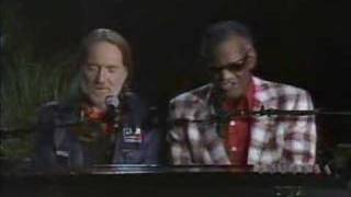 Video voorbeeld van "Willie Nelson - Ray Charles - Georgia on my mind"