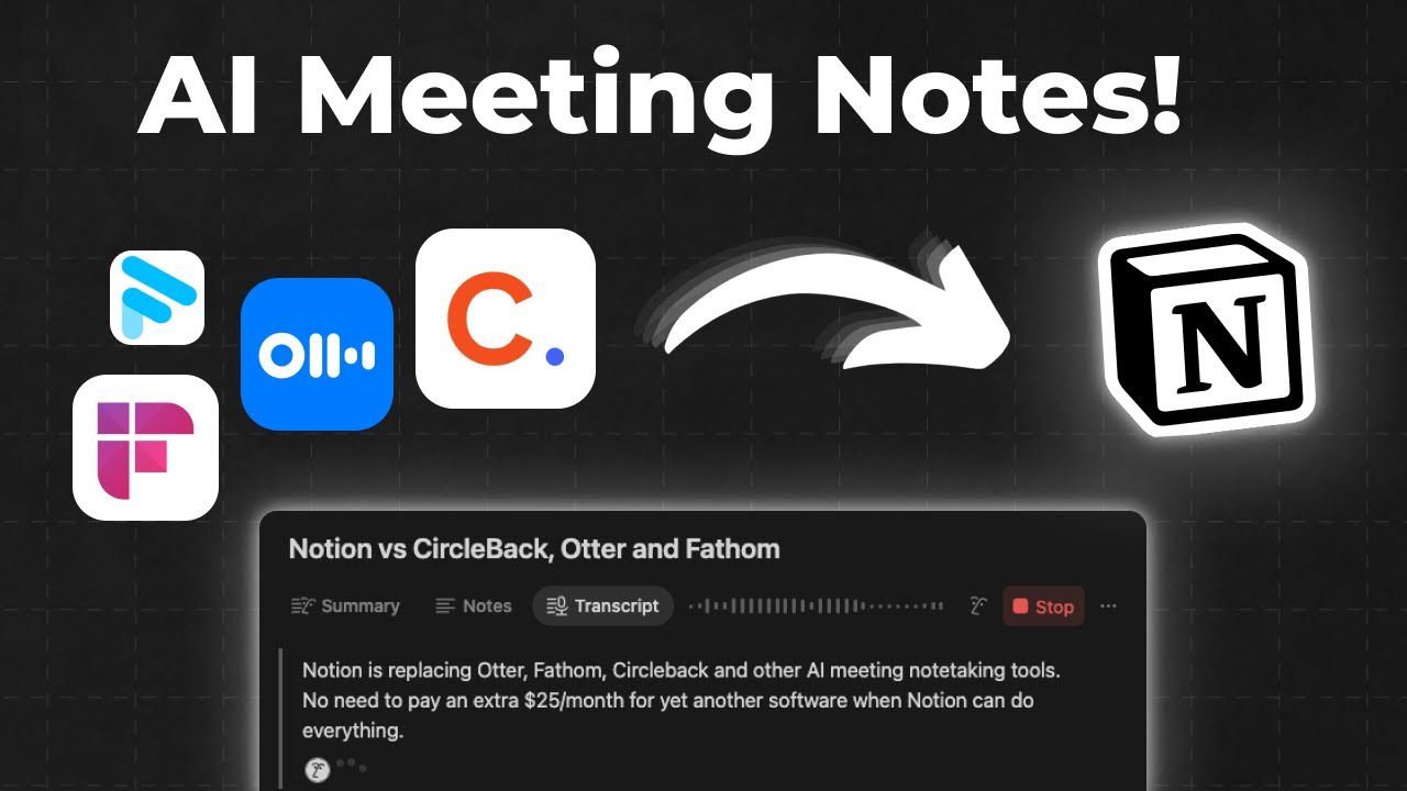 How To Use The NEW Notion AI Notetaker (better than other AI Notetakers ...