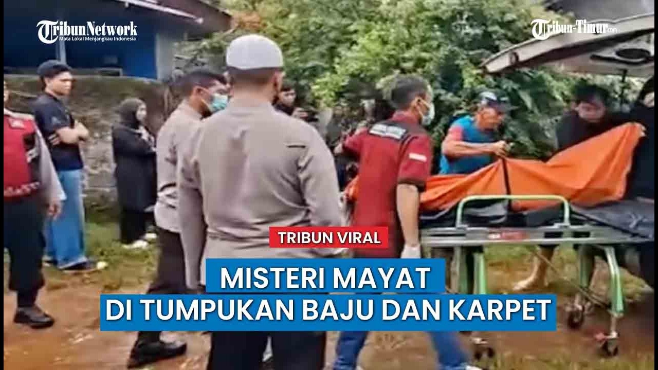 Asyik Bersih-bersih Kampung, Warga Kaget Lihat kaki di Bawah Tumpukan Baju dan Karpet