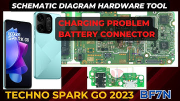 techno spark go 2023 bf7n charging not working | battery connector Schematic Diagram | DMR SOLUTION