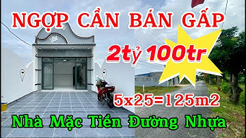 🏡 BÁN NHÀ CẤP 4 MẶT TIỀN ĐƯỜNG NHỰA – THUẬN TIỆN KINH DOANH, MUA BÁN @nhadatminhthanhcangiuoc