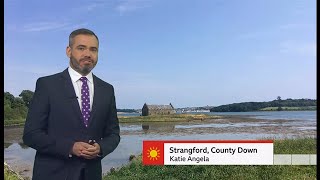 Weather images of sun and cloud, pollen & heavy rains coming (UK) - BBC & ITV weather - 23 July 2021