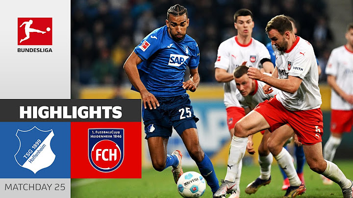 Brilliant Shot Secures The Draw! | TSG Hoffenheim - 1. FC Heidenheim 1846 | Highlights | Matchday 25