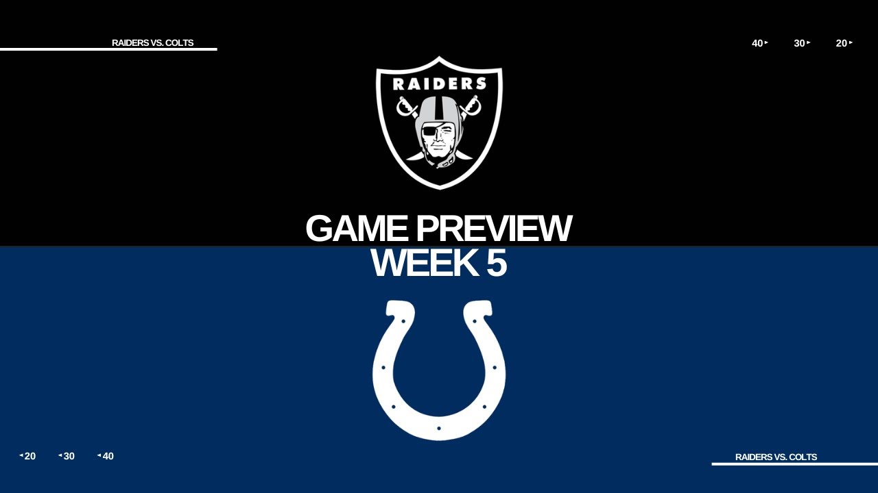 Las Vegas Raiders vs. Indianapolis Colts | 2025 Week 5 Prediction