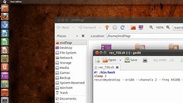 Record My Desktop Script (Ubuntu)