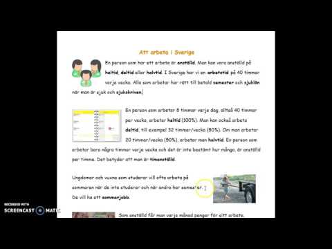 Video: Hur Deltidsarbete Skiljer Sig Från Förkortat Arbete