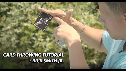 Card Throwing Tutorial | Rick Smith Jr.