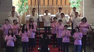 Video thumbnail of "Praise His Holy Name sing and dance by Cincinnati Korean American choir"