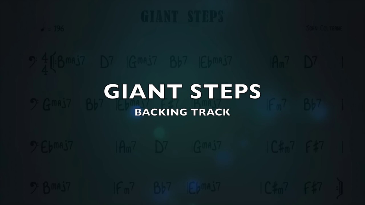 Giant Steps - backing track - groove bpm