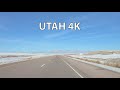 Utah 4K - Desert Snow - Scenic Drive - USA
